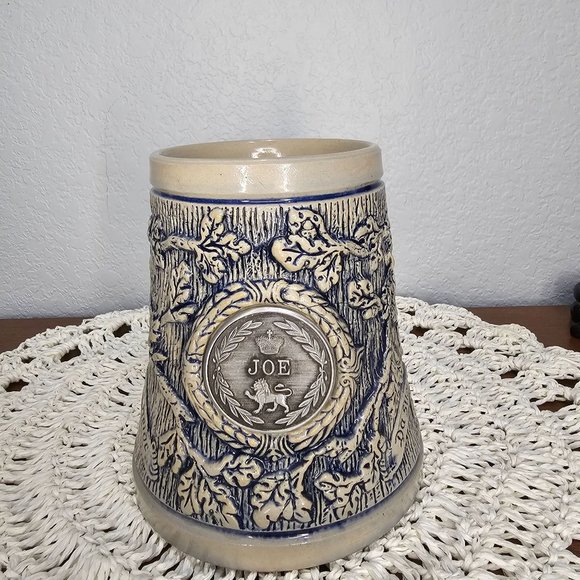 Vintage Original German Thewalt Cornell Exclusive Knights Beer Stein/Engraved Jo - Picture 2 of 8